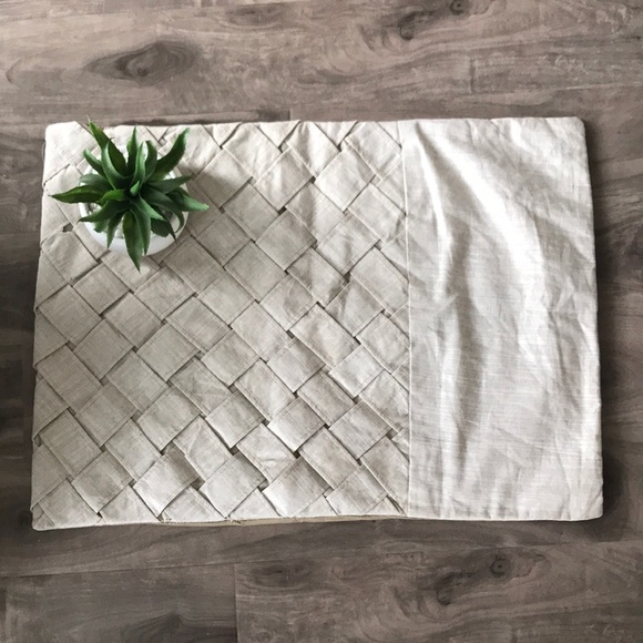 Hometrend Other - DECORATIVE Woven Linen Pillowcases - standard